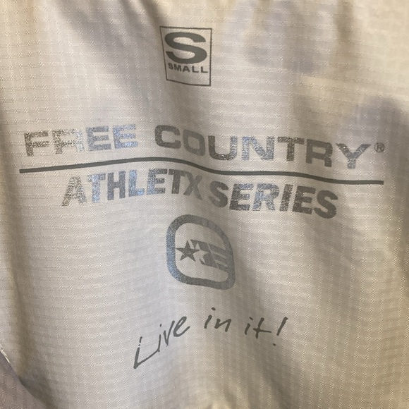 Free Country Athletx Series Hooded Rain Jacket White - Picture 3 of 8